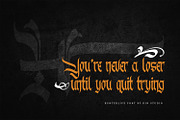 Hunterlife, a Blackletter Font by Vintage Division (Thumbnail 3 of 10)