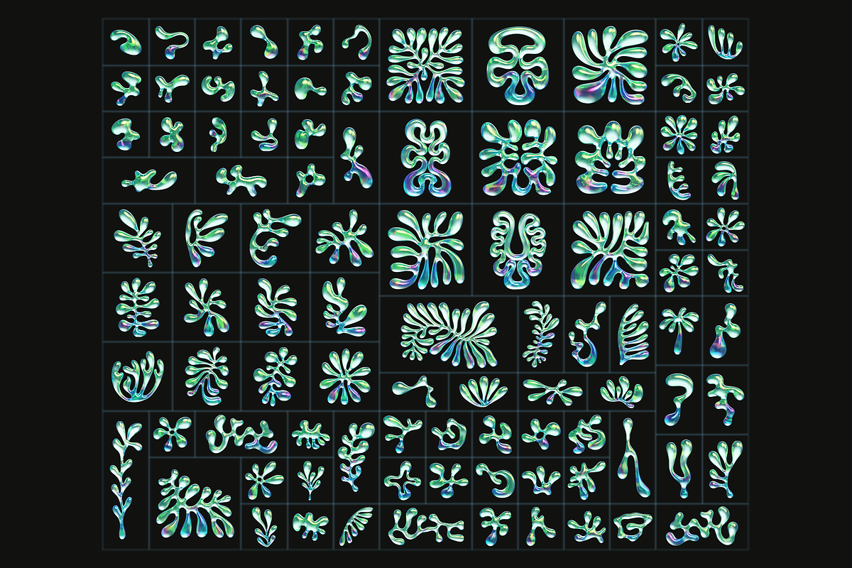 3D Floral Shapes - 95 Shapes, a Graphic by Dirtybarn (Photo 20 of 26)