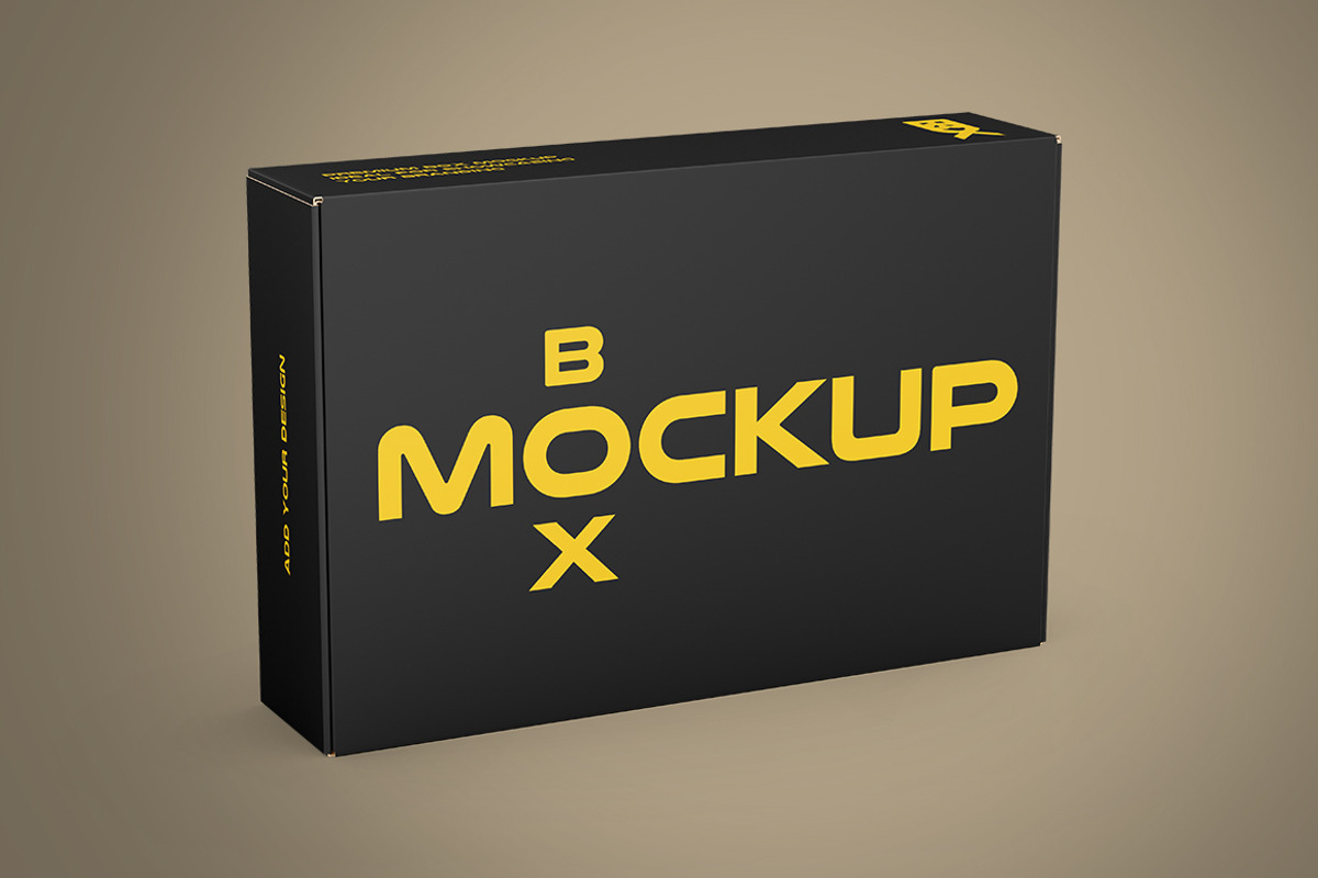 Box Mockup Set - 9x6x2 in, a Packaging Mockup by VadimPetrov (Photo 11 of 12)