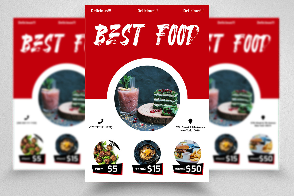 Best Fast Food Flyer, a Flyer Template by PenciGraphics (Photo 1 of 2)