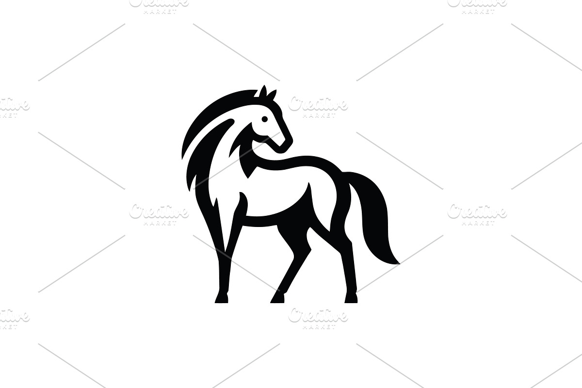 Noble Turning Stallion Emblem, a Branding & Logo Template by Vectorium Studio (Photo 1 of 2)