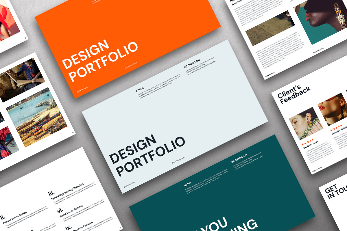 Portfolio Presentation Template, a Presentation Template by Artisan Vibes (Photo 3 of 12)
