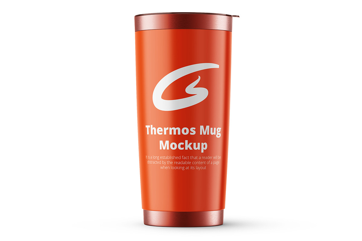 Thermos Mug Mockup, a Cups & Container Mockup by GraphicsPixel (Photo 3 of 3)