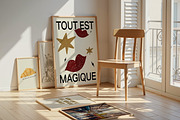 Paris Inspired Prints and Posters, a Background Graphic by Paper Flowers Studio (Thumbnail 6 of 12)