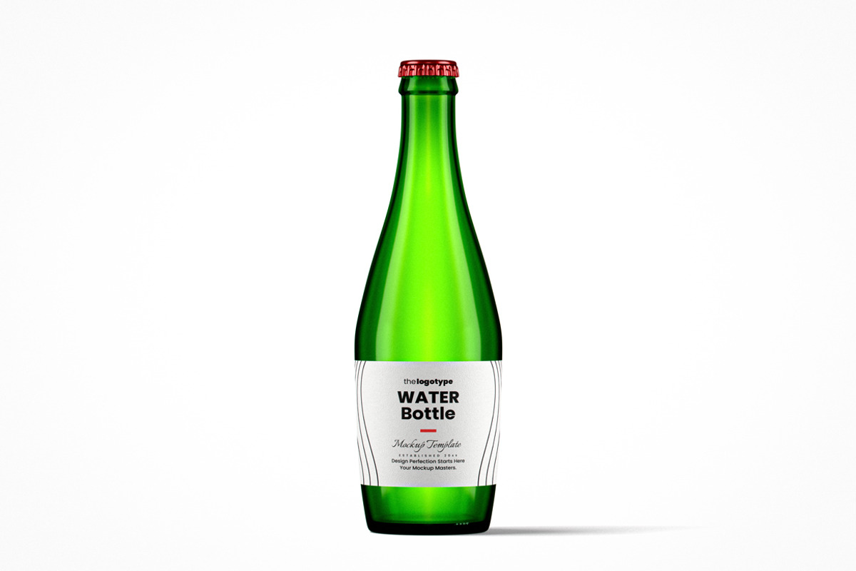 Classy Water Bottle Mockup Pack, a Packaging Mockup by Designer Dude (Photo 5 of 6)