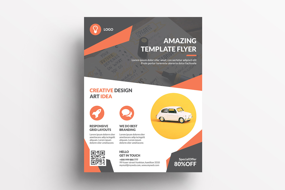 Creative Corporate Flyer Bundle V1, a Flyer Template by KHIDD (Photo 4 of 4)