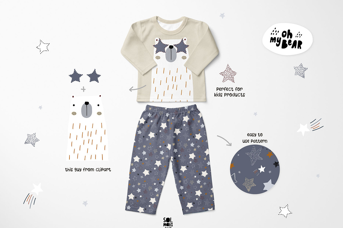 Oh my Bear! graphic collection, a Pattern Graphic by solmariart (Photo 8 of 15)
