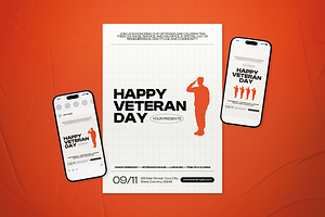 Veteran Day Flyer Set, a Flyer Template by The Good Store