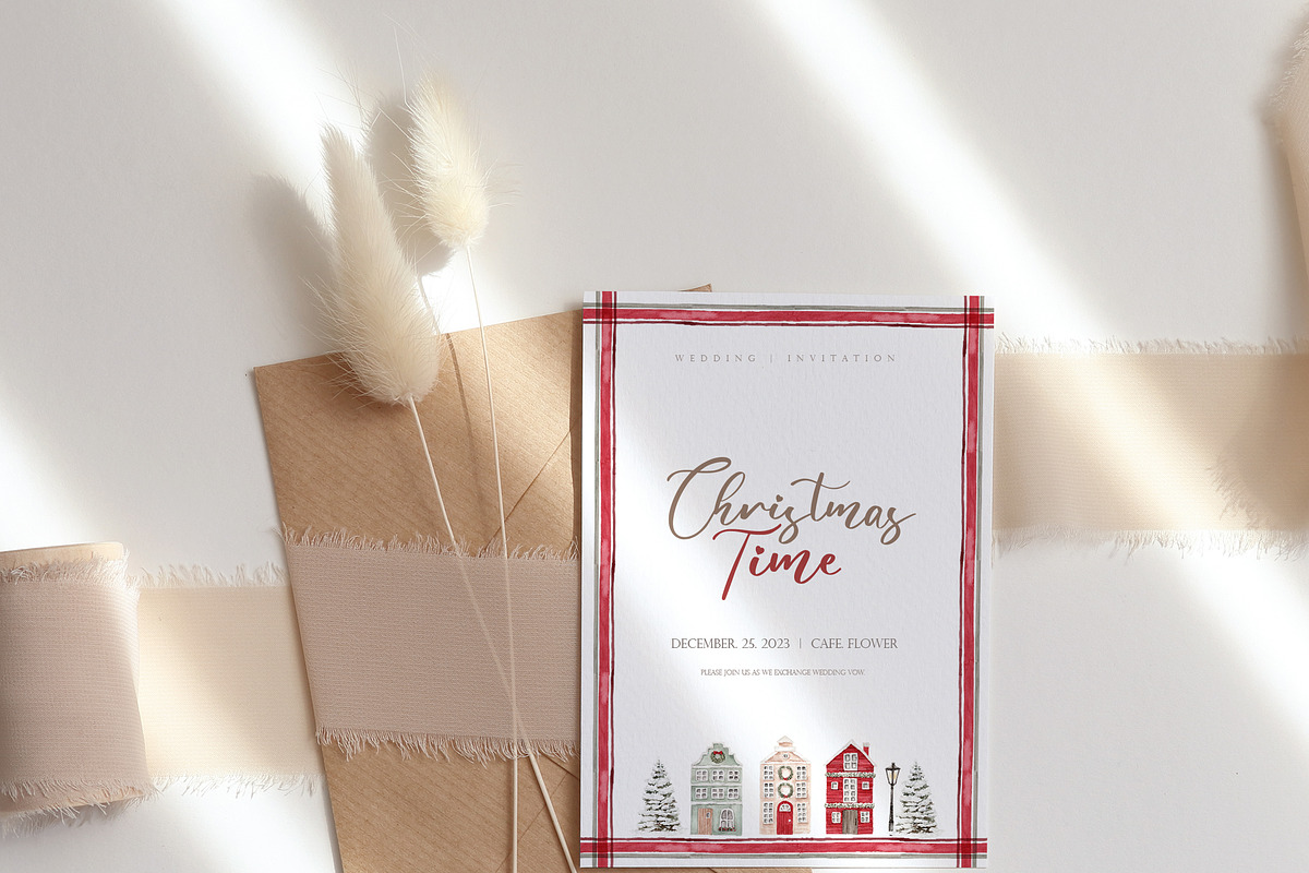 Watercolor Clipart - CHRISTMAS TIME, a Decorative Illustration by Beigetime (Photo 8 of 15)