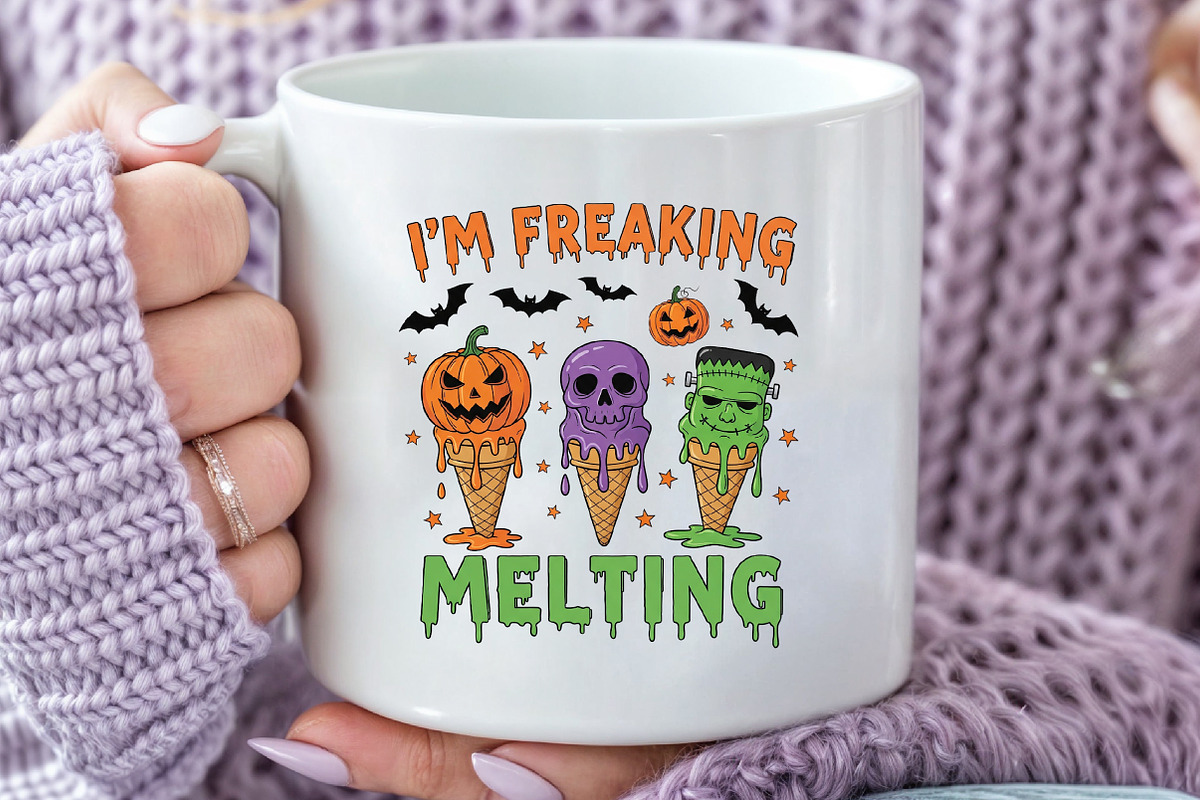 I'm Freaking Melting Sublimation Png, an Illustration by Black Bird Studio (Photo 3 of 4)
