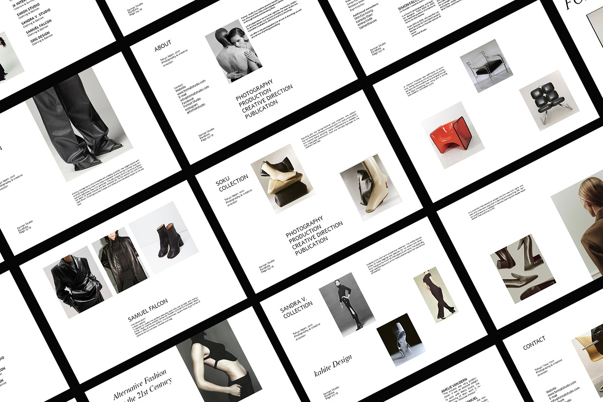 Portfolio Template, a Resume Template by Replika Machine (Photo 4 of 10)