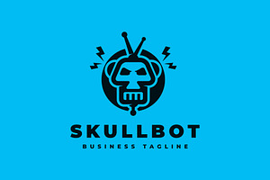 Bot Skull Logo