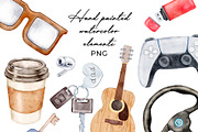 Father's Day Clipart, a Decorative Illustration by Eves_Aquadreams (Thumbnail 2 of 6)
