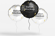 Floating Helium Balloon Mockup, a Product Mockup by SLAB! Design (Thumbnail 6 of 7)