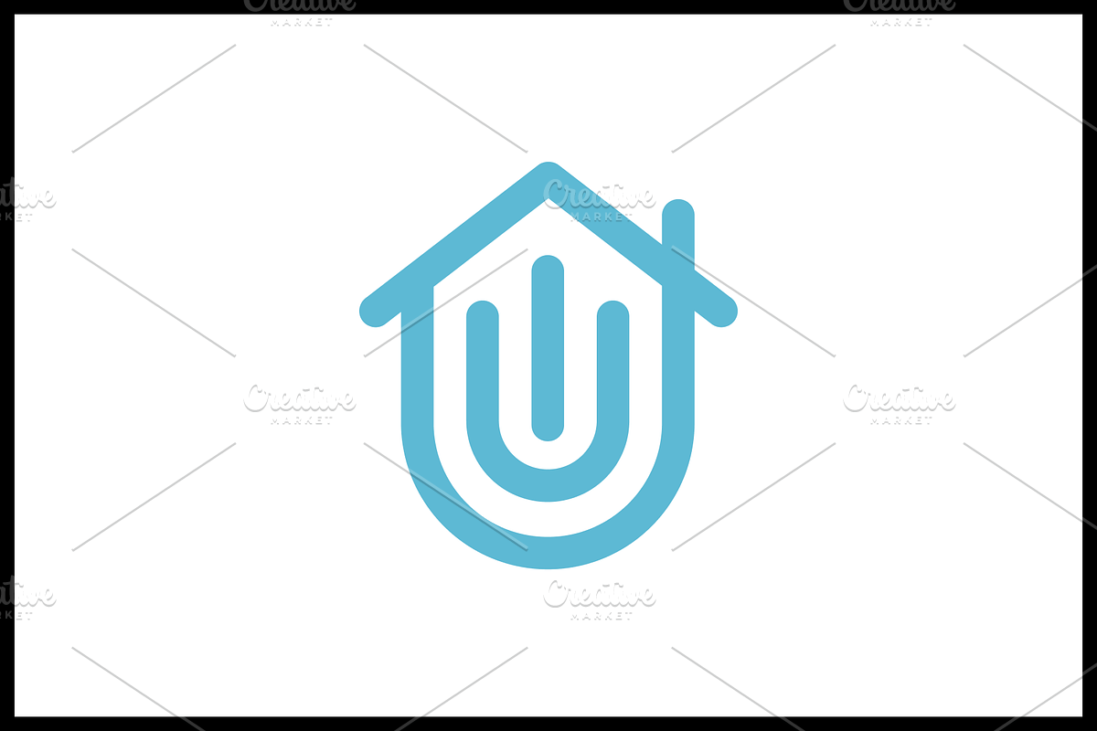 Real Estate Home Logo Template, a Branding & Logo Template by Pentaclay (Photo 2 of 4)