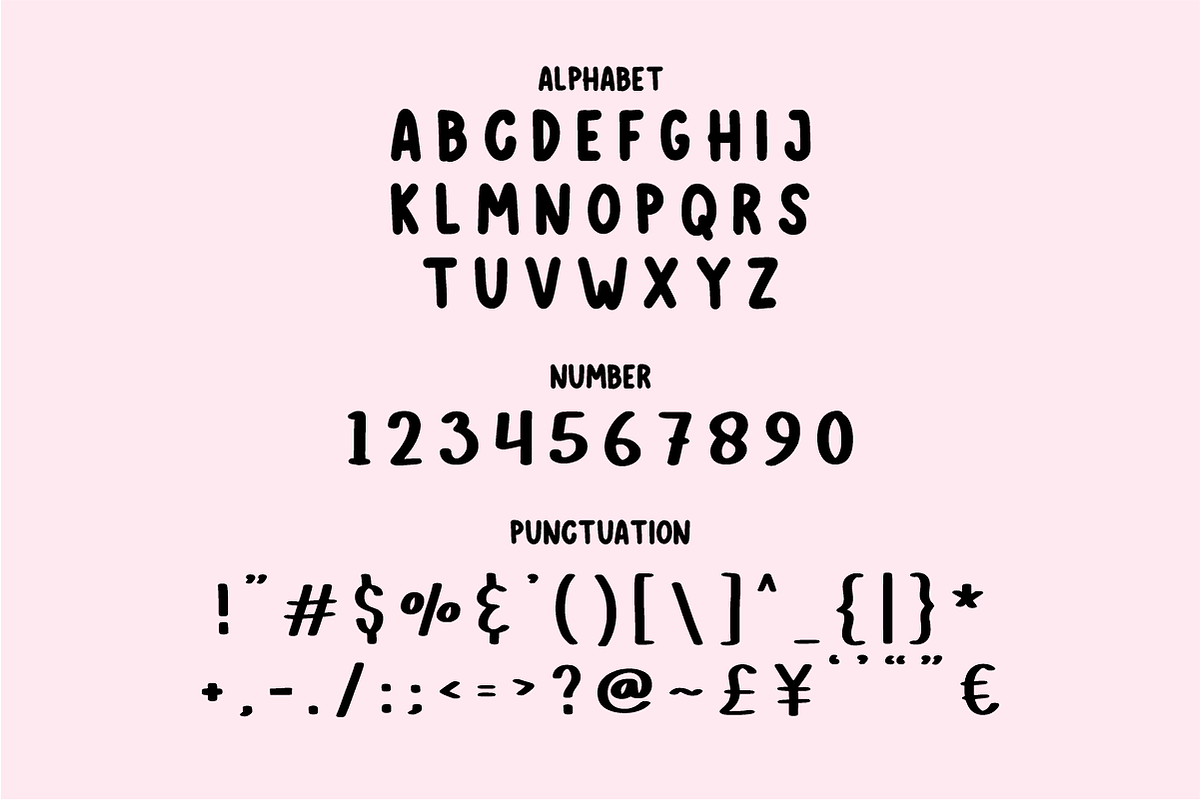 Bubble Craft - Cute Bubbly Font, a Sans Serif Font by KiddoGlyphs Studio (Photo 4 of 5)