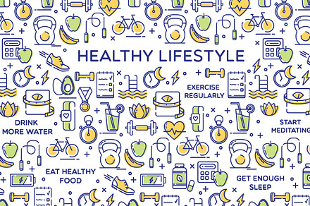 Healthy Lifestyle Illustration