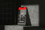 iPhone 15 Pro Mockup, an iPhone Mockup by Art-Jek.std (Thumbnail 1 of 2)