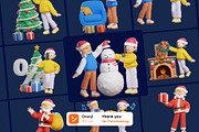 Christmas and New Year 3D Character, a Characters & Person 3D Model by orenjidesign (Thumbnail 8 of 8)