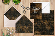 Distressed Dark Antique Script Paper, a Background Graphic by V Design Creator (Thumbnail 5 of 12)