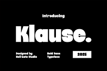 Klause Bold Sans