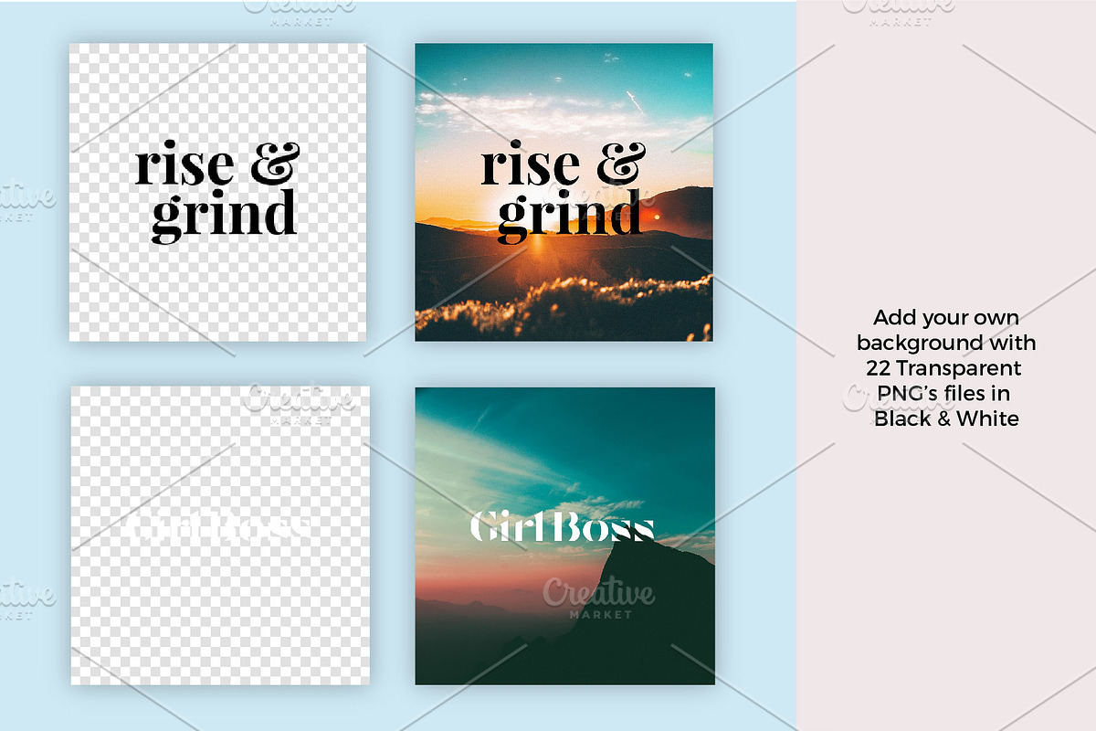 Social Media Quote Templates, a Social Media Template by Em & Dash (Photo 3 of 6)
