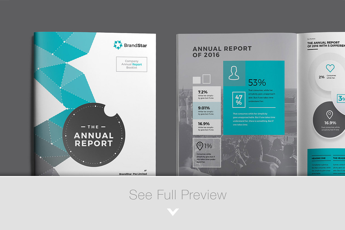 Annual Report Brochure 2019, a Brochure Template by GoldenPixelStudio (Photo 3 of 4)