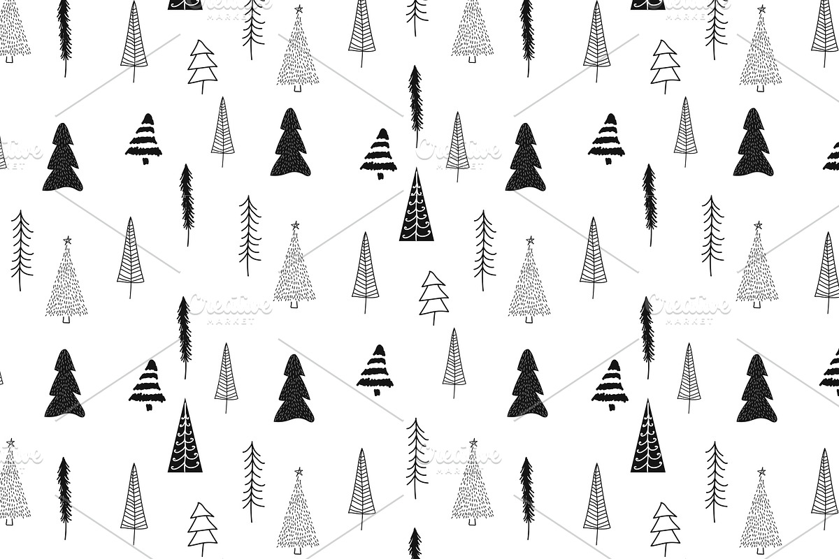 Scandinavian Christmas Collection, a Pattern Graphic by Iryna Danyliuk (Photo 6 of 7)