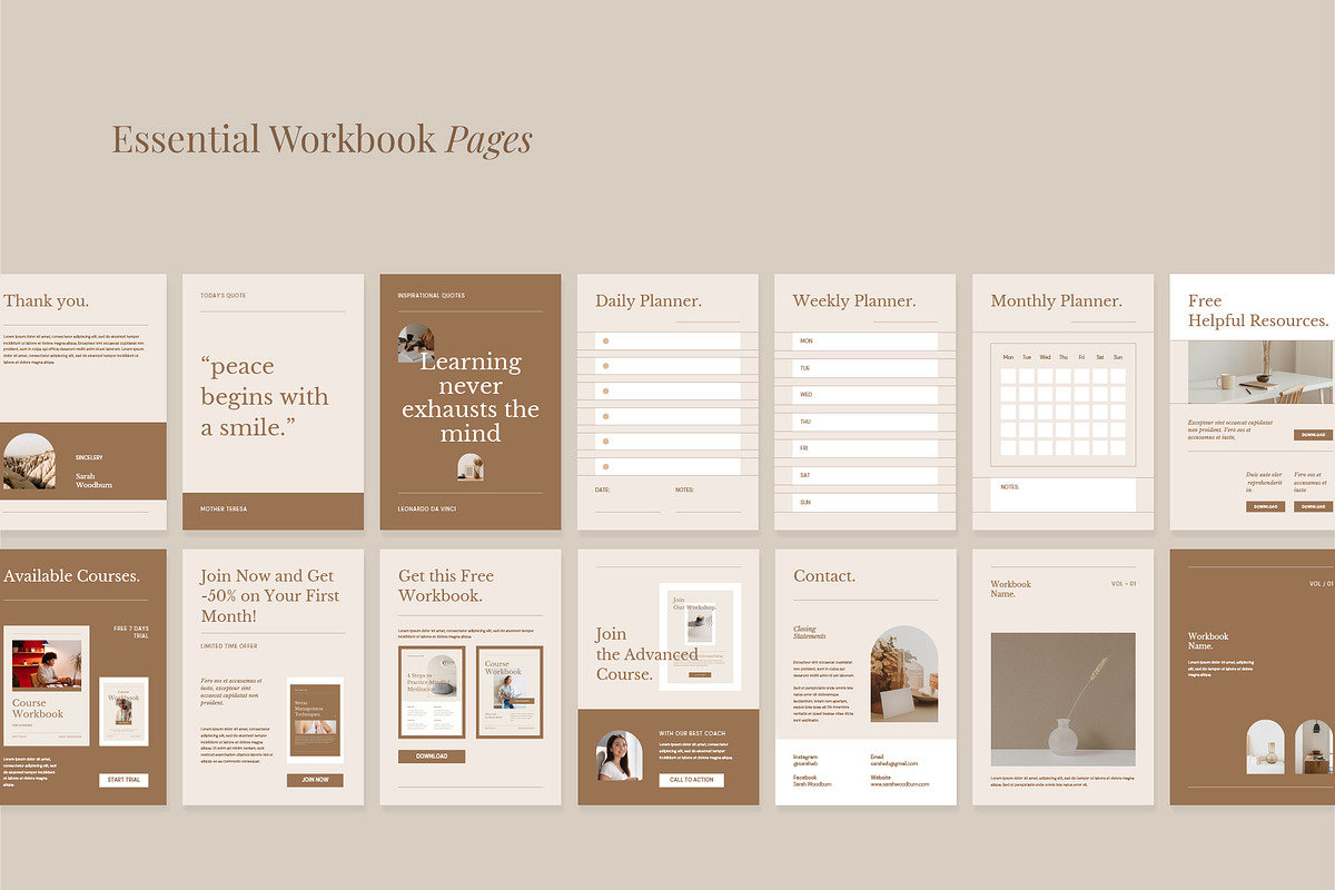 Columba - Workbook Creator Template, a Magazine Template by Visuel Colonie® (Photo 12 of 12)