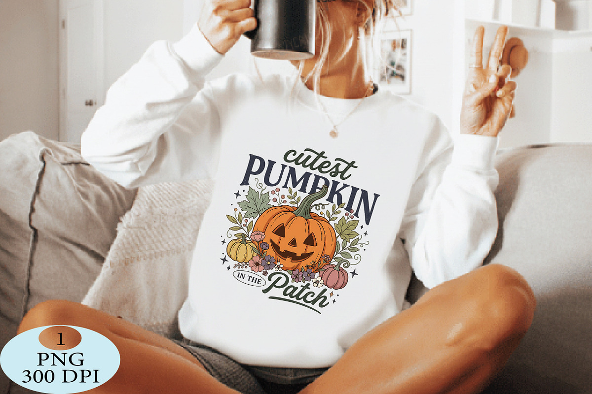 Cutest Pumpkin In The Patch PNG, a Seasonal Illustration by Daily.Designs (Photo 4 of 5)