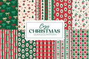 Cozy Traditional Christmas Pattern, a Pattern Graphic by CreativeChristiana (Thumbnail 1 of 12)