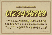 Jostena - Script Font With Extrude, a Script Font by haniefart (Thumbnail 9 of 11)