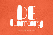DeLumary Font, a Sans Serif Font by FadeLine Studio (Thumbnail 1 of 7)
