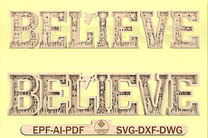 Multilayer Joy Scene Art svg