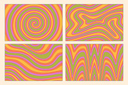 24 Groovy Psychedelic Backgrounds, a Background Graphic by Graphic Goods (Thumbnail 13 of 15)