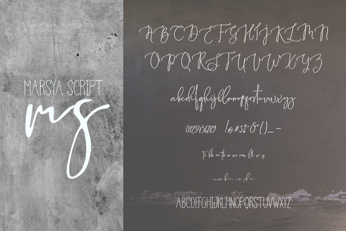 Marsya Script Font Duo preview 5