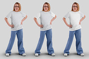 4 Mockups of a Children's T-shirt, a Shirt Mockup by Grow Design Craft Studio (Thumbnail 5 of 7)