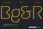 Aonic - Geometric Logo Typeface, a Sans Serif Font by Sign Studio (Thumbnail 8 of 15)