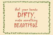 Dirty Ink font handwritten playful, a Handwritten Font by TD fonts (Thumbnail 6 of 12)