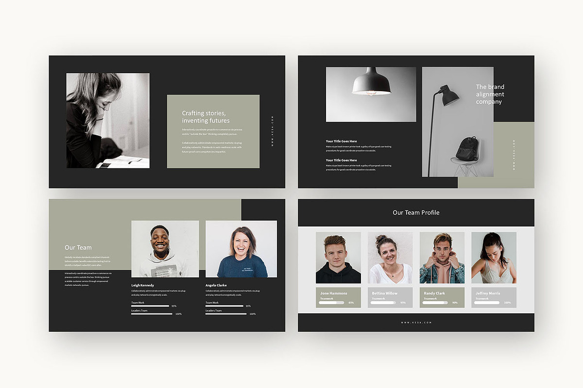 Kesa : Creative Pitch Powerpoint, a Presentation Template by Punkl Camp (Photo 12 of 16)