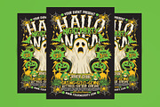 Halloween Night Party Flyer, a Flyer Template by Muhamad Iqbal hidayat (Thumbnail 1 of 4)