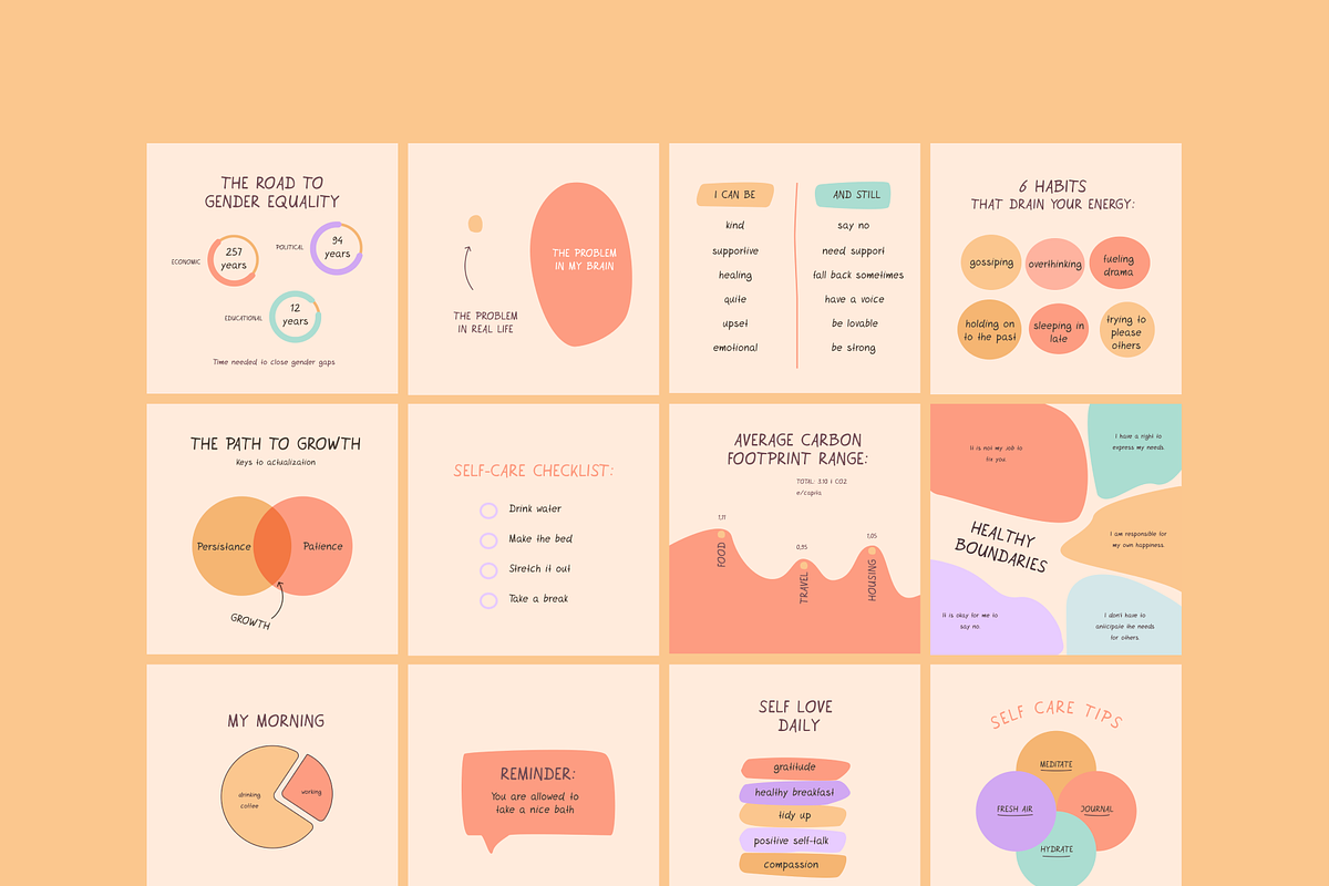 Infographics & Charts Tool Box, a Social Media Template by Delightful Design (Photo 9 of 10)