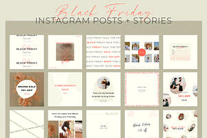 Black Friday Instagram Kit CANVA