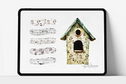 Procreate Watercolor Wood Texture, a Brush Add-On by HopeArtIllustration (Thumbnail 4 of 8)