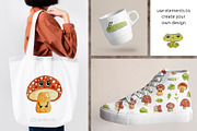Funny mushrooms. Kids illustrations, a Graphic by Murvin (Thumbnail 7 of 9)