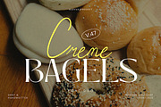 Creme Bagels | Font Duo, a Serif Font by ClevUs (Thumbnail 1 of 13)