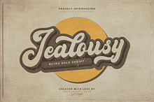 Jealousy Retro Bold Script