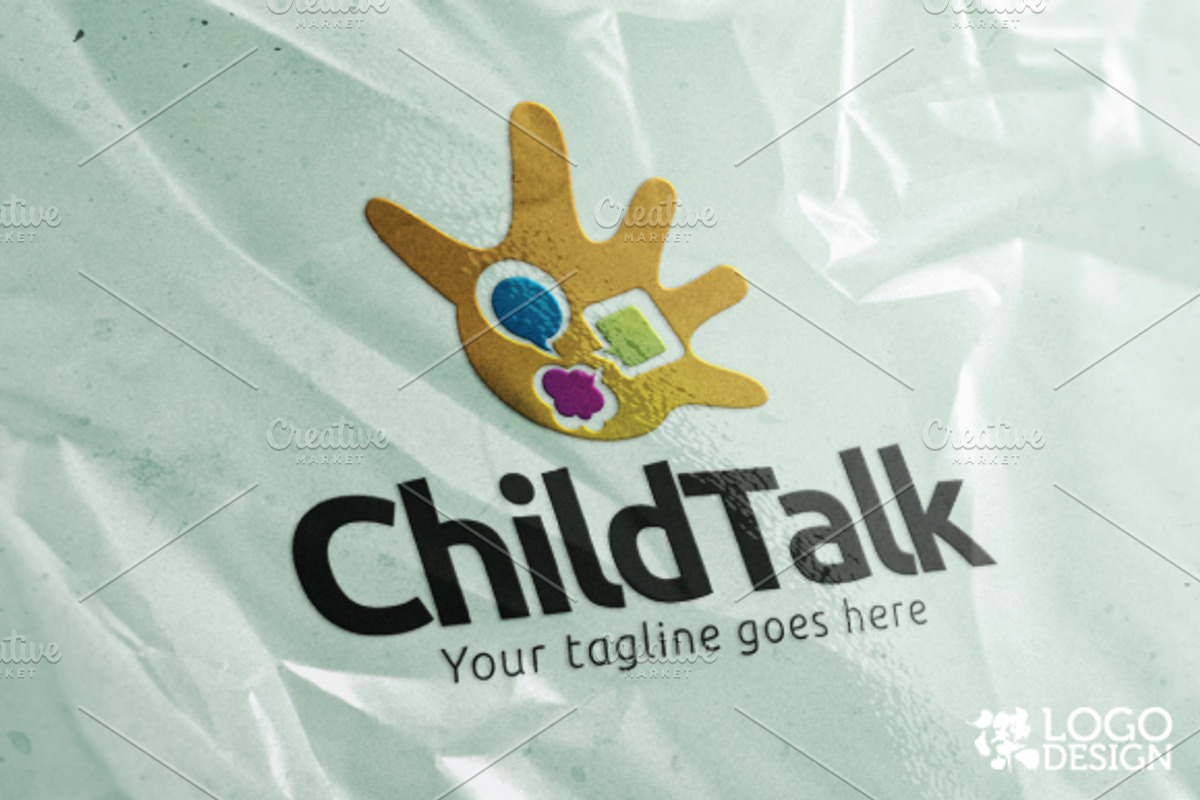 Child Talk, a Branding & Logo Template by KitCreativeStudio2 (Photo 3 of 5)