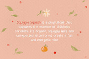 Squiggle Squash Oil Pastel Font, a Handwritten Font by Perplexitics (Thumbnail 4 of 6)