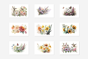 Summer Floral Watercolor Collection, a Seasonal Illustration by artsy-fartsy (Thumbnail 3 of 7)